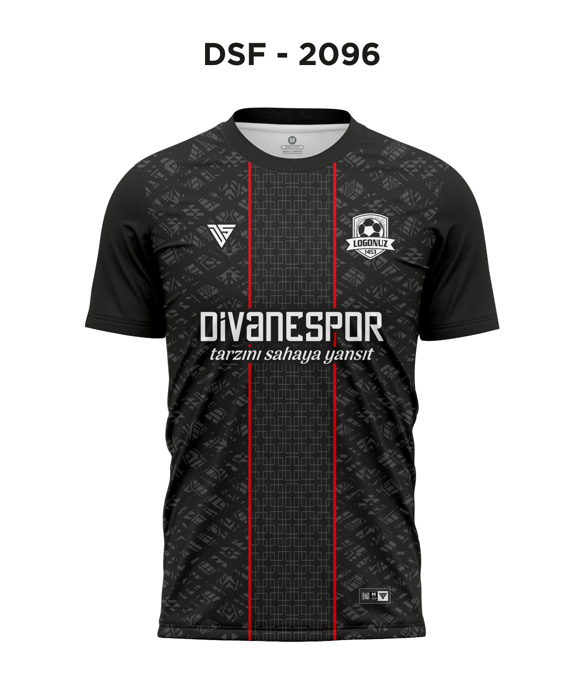 DSF 2096 Almanya Siyah Futbol Forma