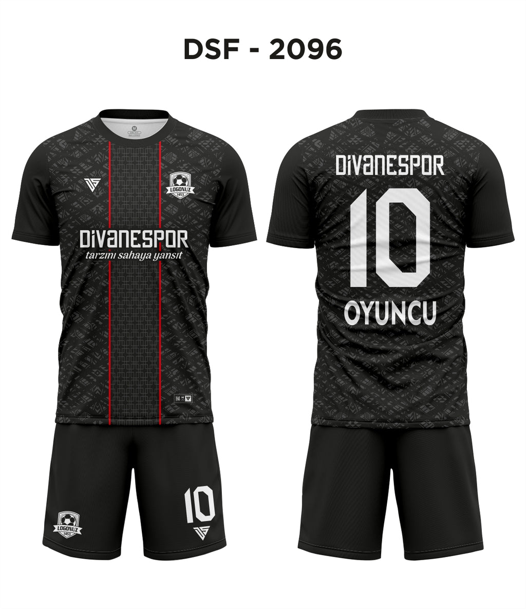 DSF 2096 Almanya Siyah Futbol Forma