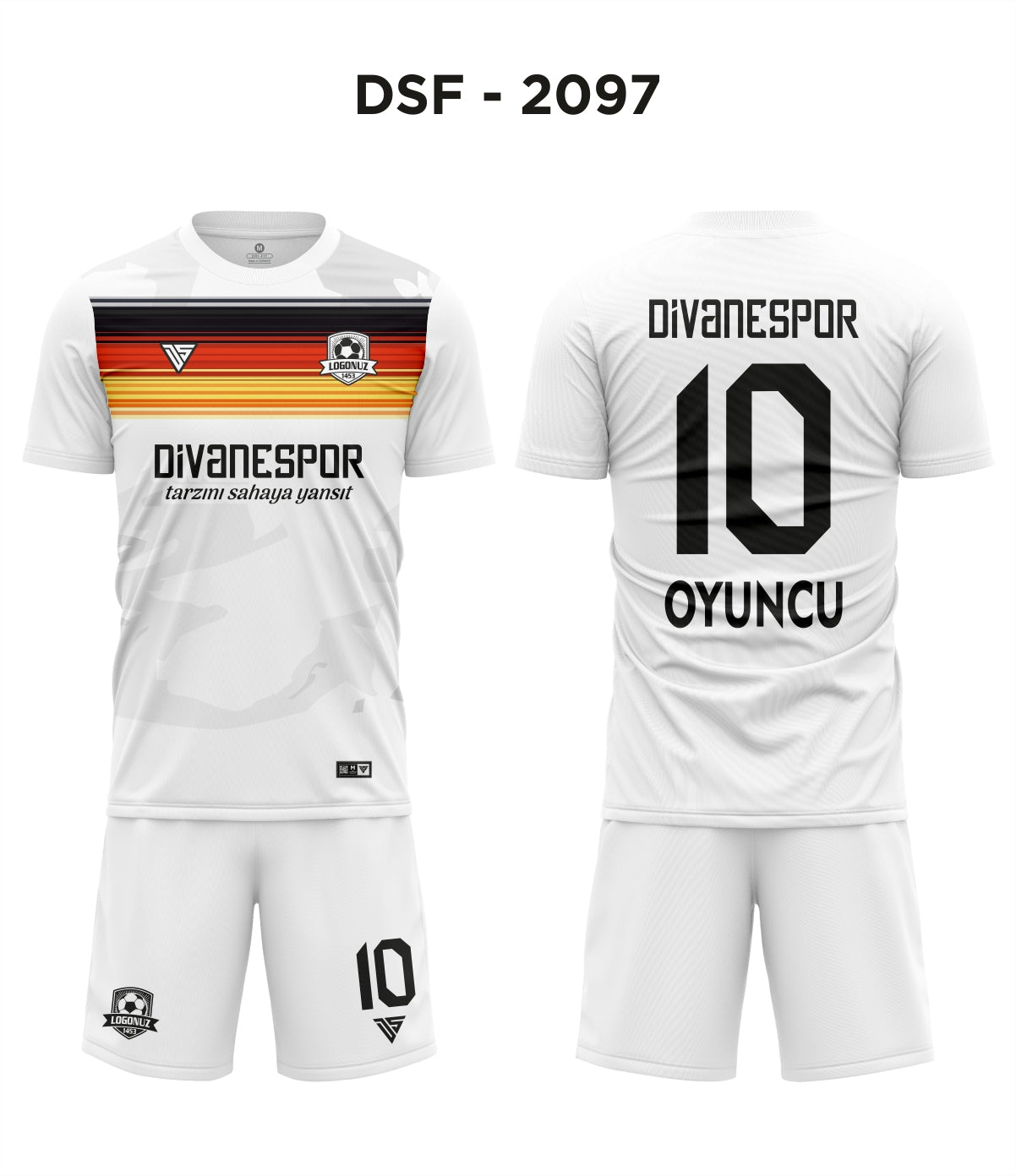 DSF 2097 Almanya Beyaz Futbol Forma