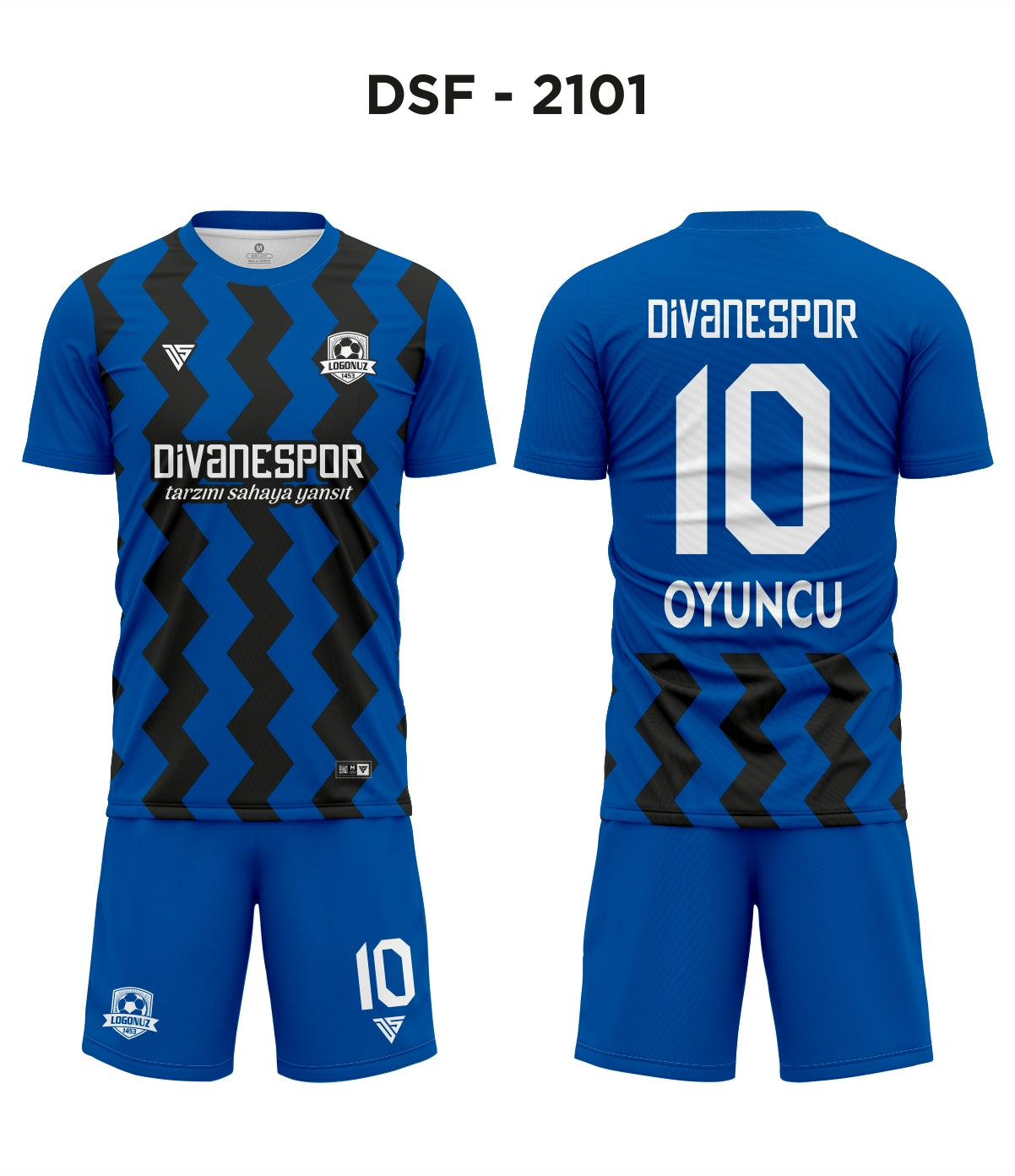 DSF 2101 İnter Mavi-Siyah Futbol Forma