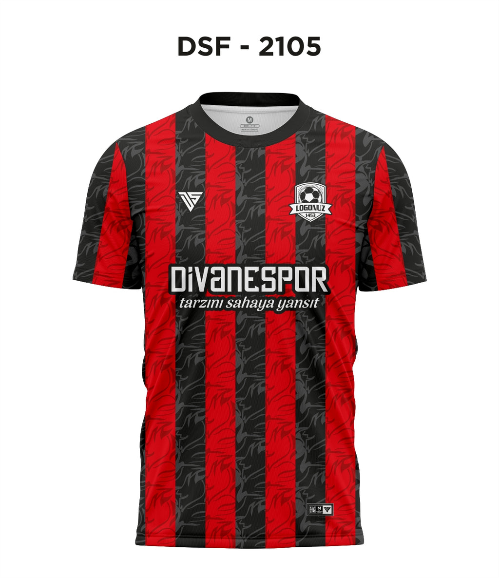 DSF 2105 Milan Siyah-Kırmızı Futbol Forma