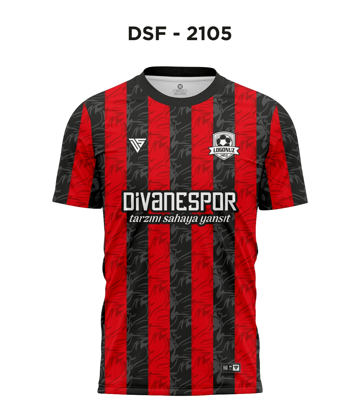 DSF 2105 Milan Siyah-Kırmızı Futbol Forma