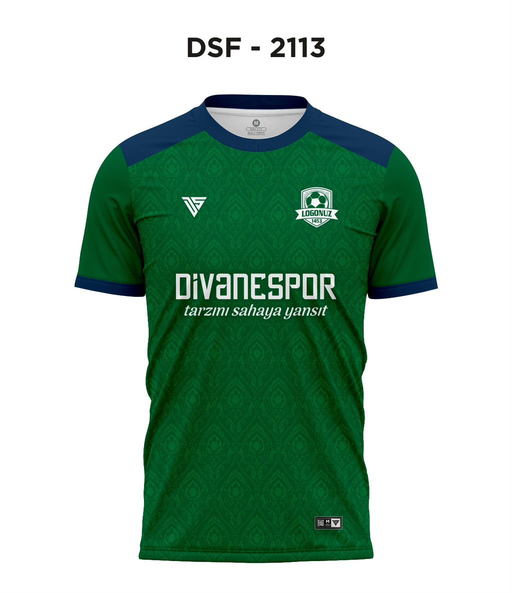 DSF 2113 İtalya Yeşil-Lacivert Futbol Forma