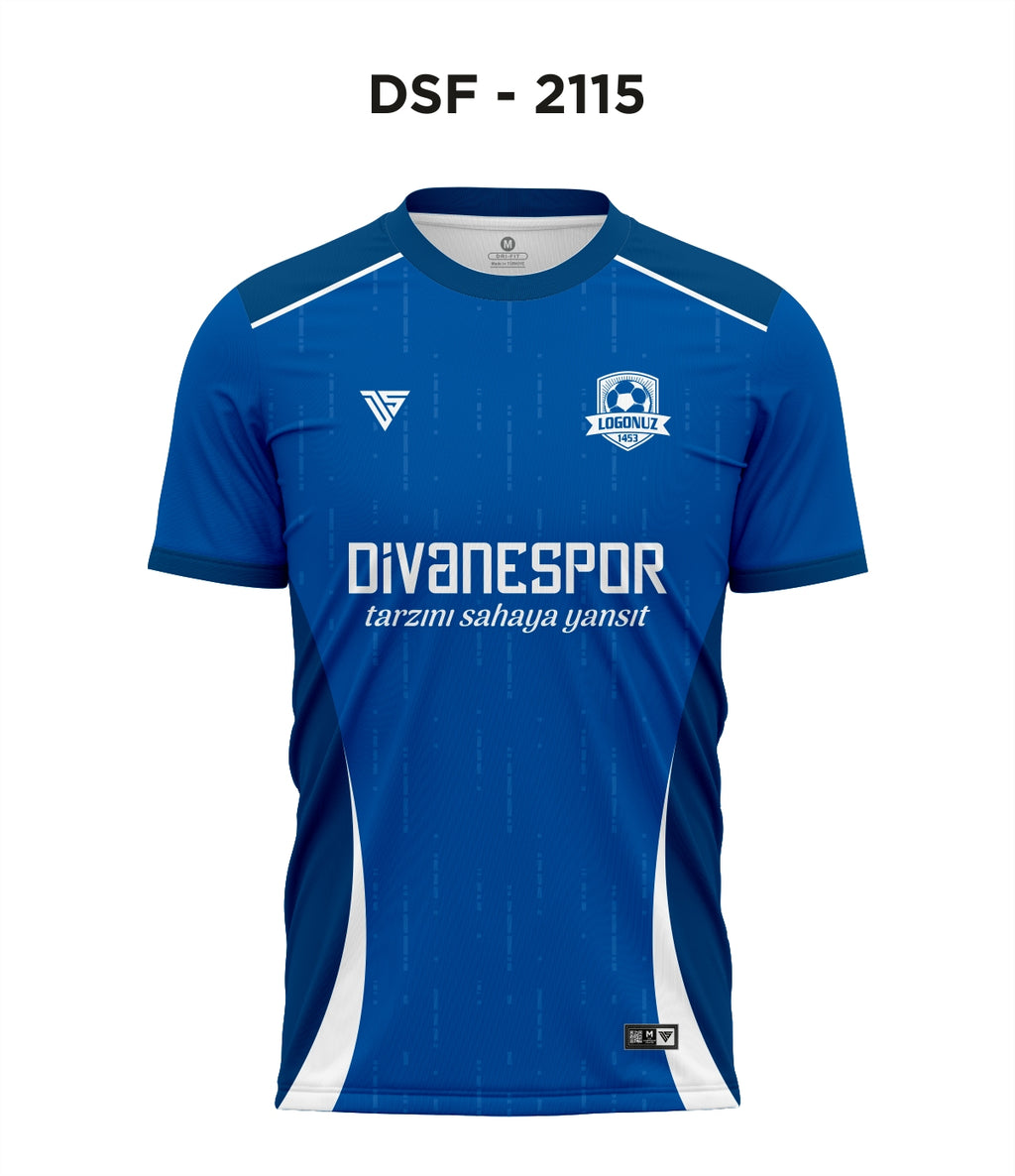 DSF 2115 İtalya Mavi-Beyaz Futbol Forma