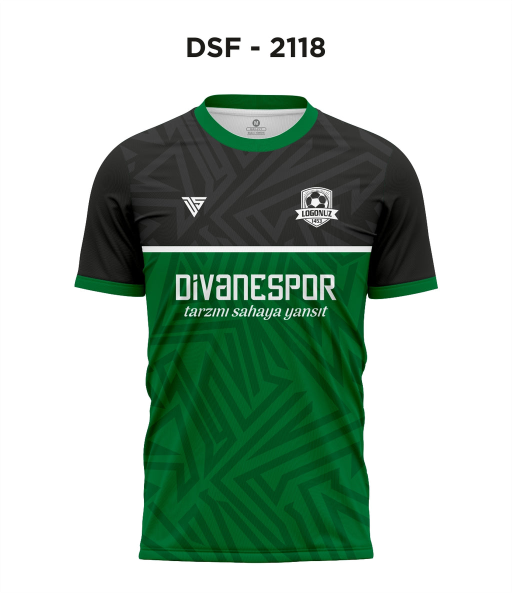 DSF 2118 Yeşil-Siyah Futbol Forma