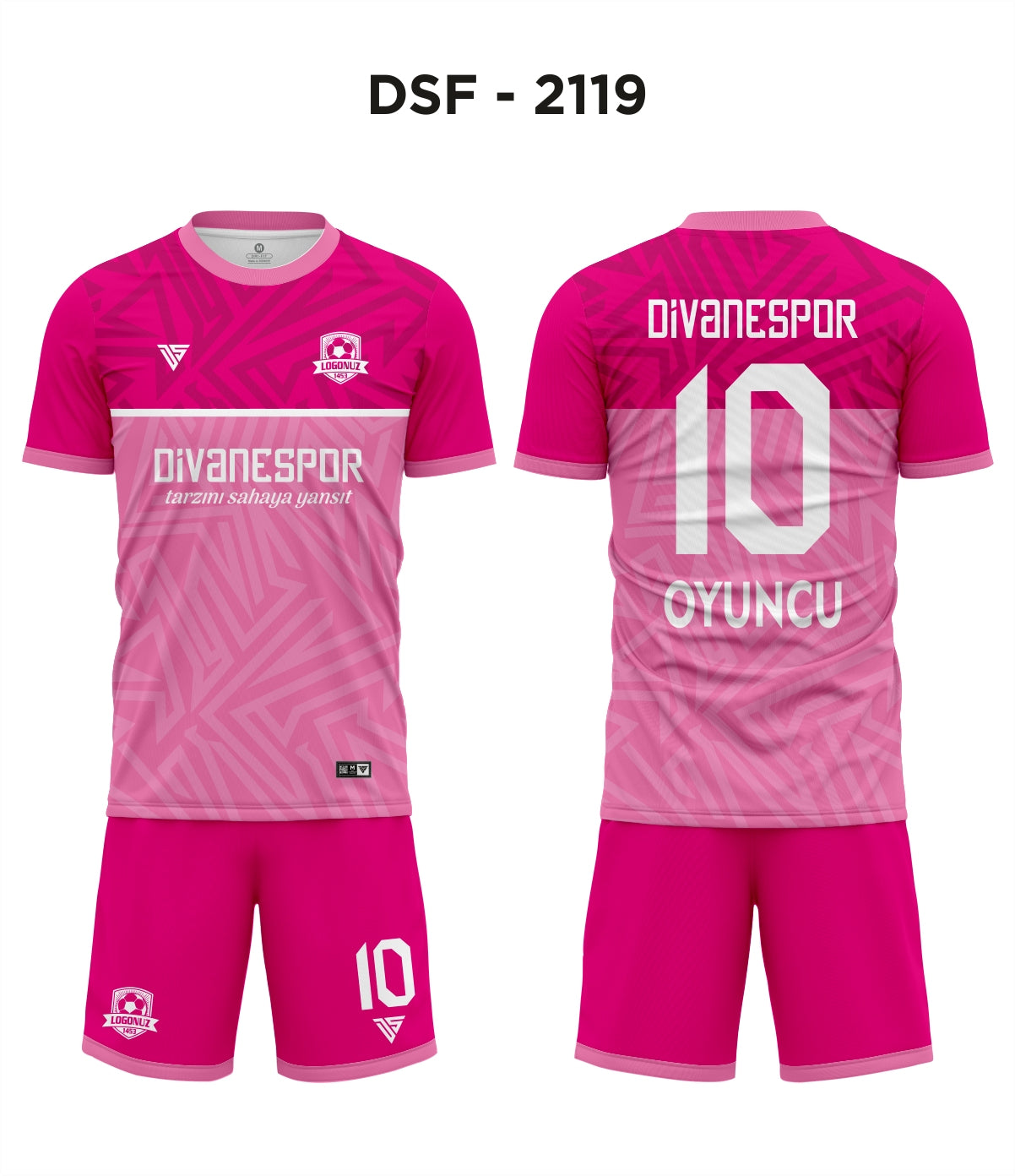 DSF 2119 Pembe Futbol Forma