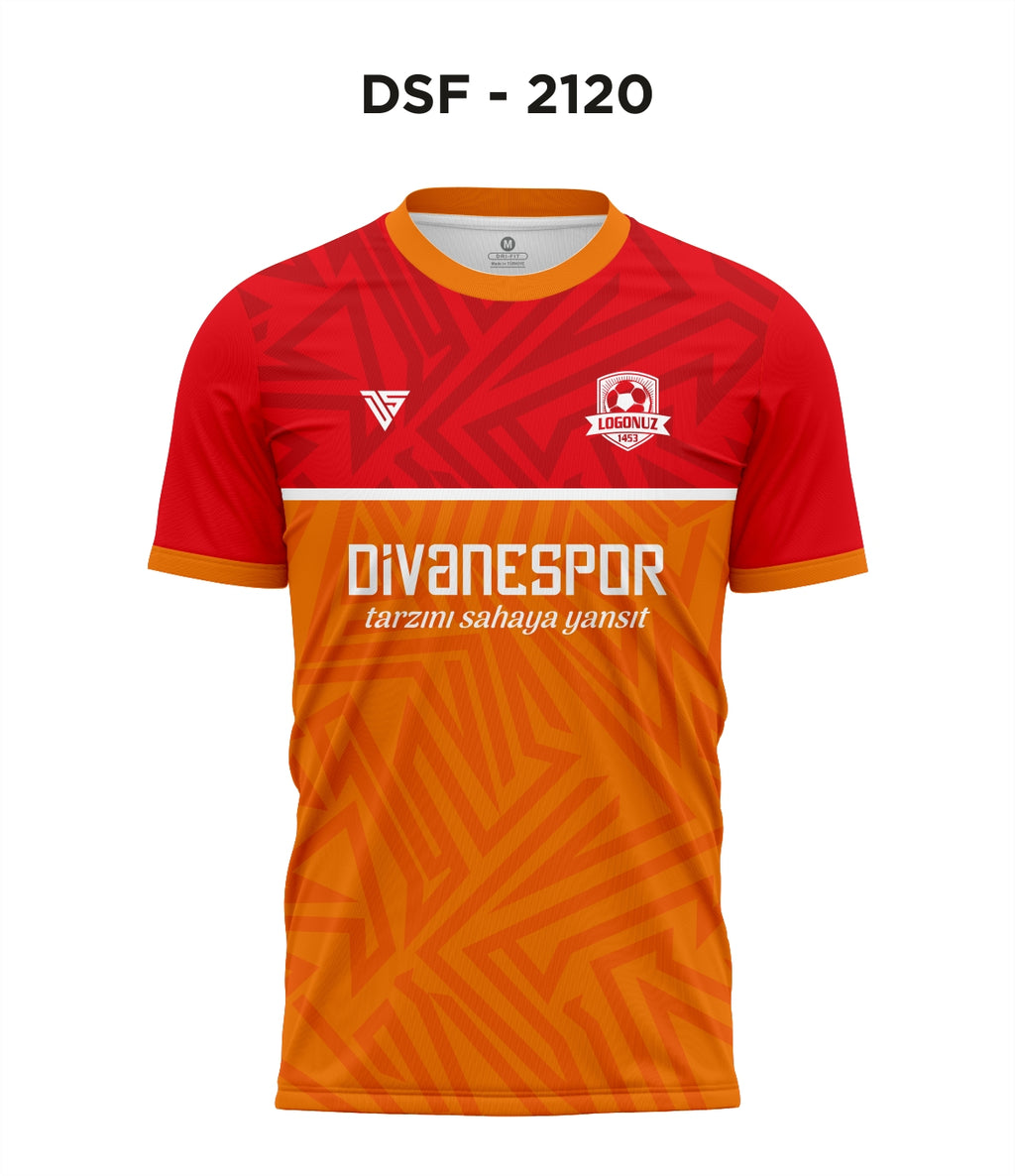 DSF 2120 Turuncu-Kırmızı Futbol Forma