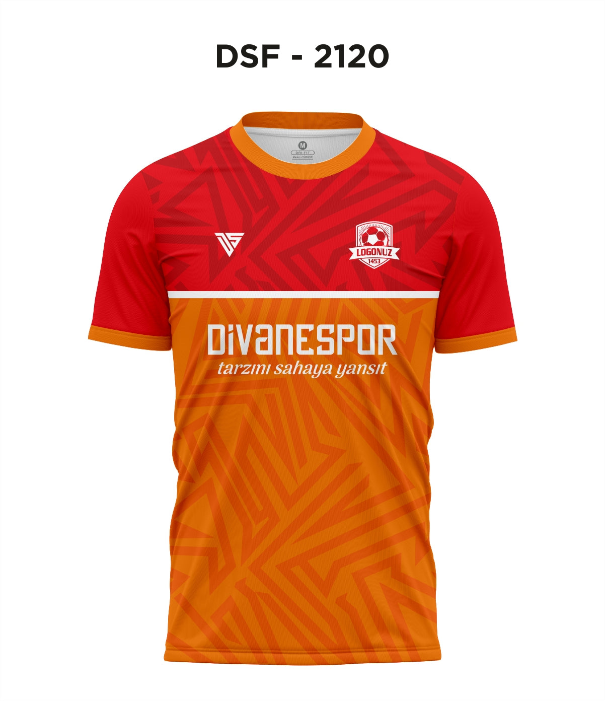 DSF 2120 Turuncu-Kırmızı Futbol Forma