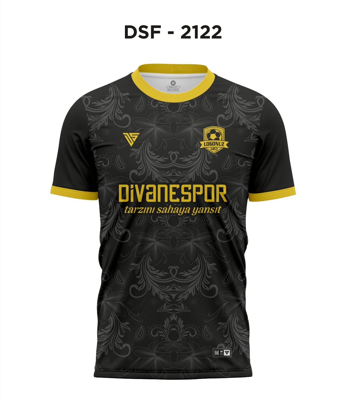 DSF 2122 Roma Siyah-Gold Futbol Forma