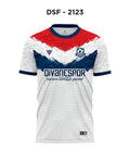 DSF 2123 Beyaz-Lacivert-Kırmızı Futbol Forma