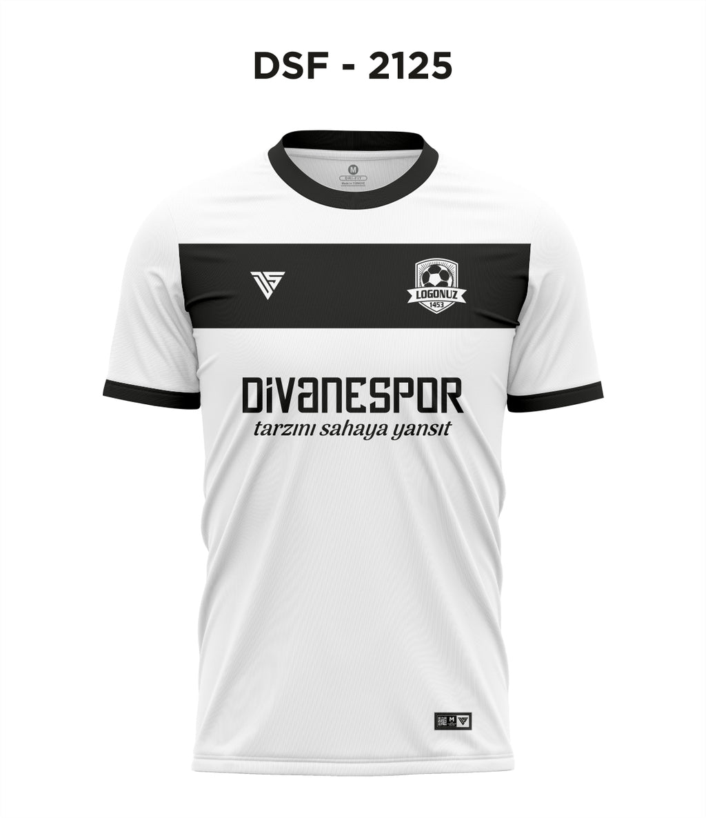 DSF 2125 Beyaz-Siyah Futbol Forma