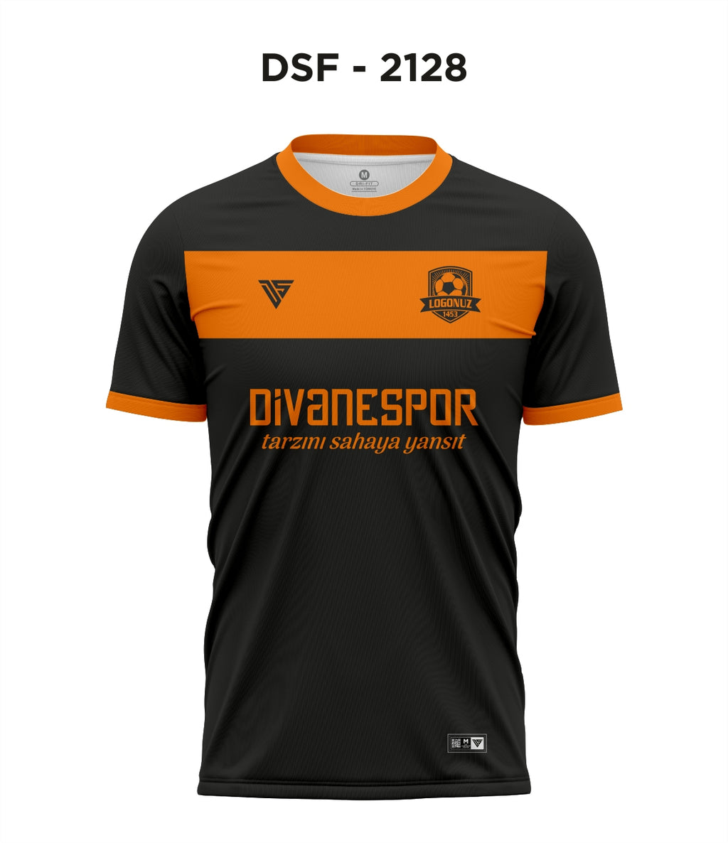 DSF 2128 Siyah-Turuncu Futbol Forma
