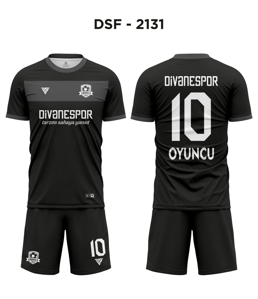 DSF 2131 Siyah-Gri Futbol Forma