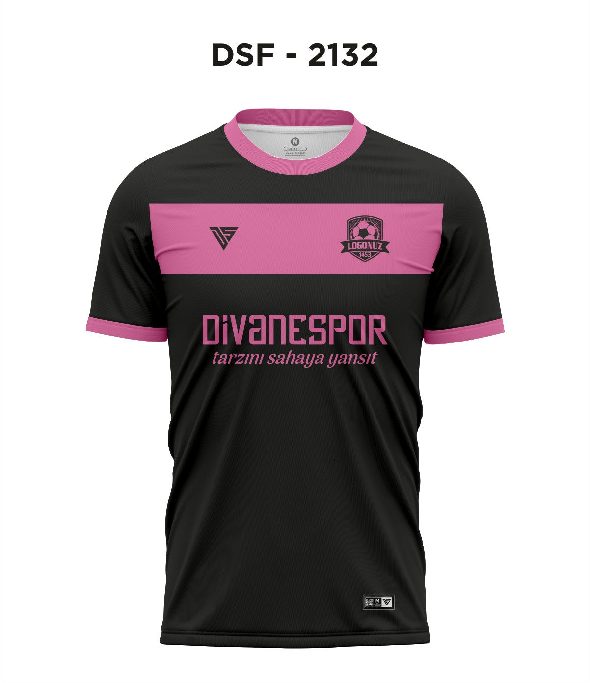 DSF 2132 Siyah-Pembe Futbol Forma