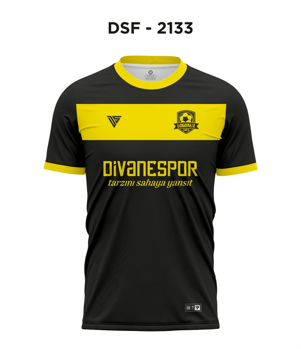 DSF 2133 Siyah-Sarı Futbol Forma