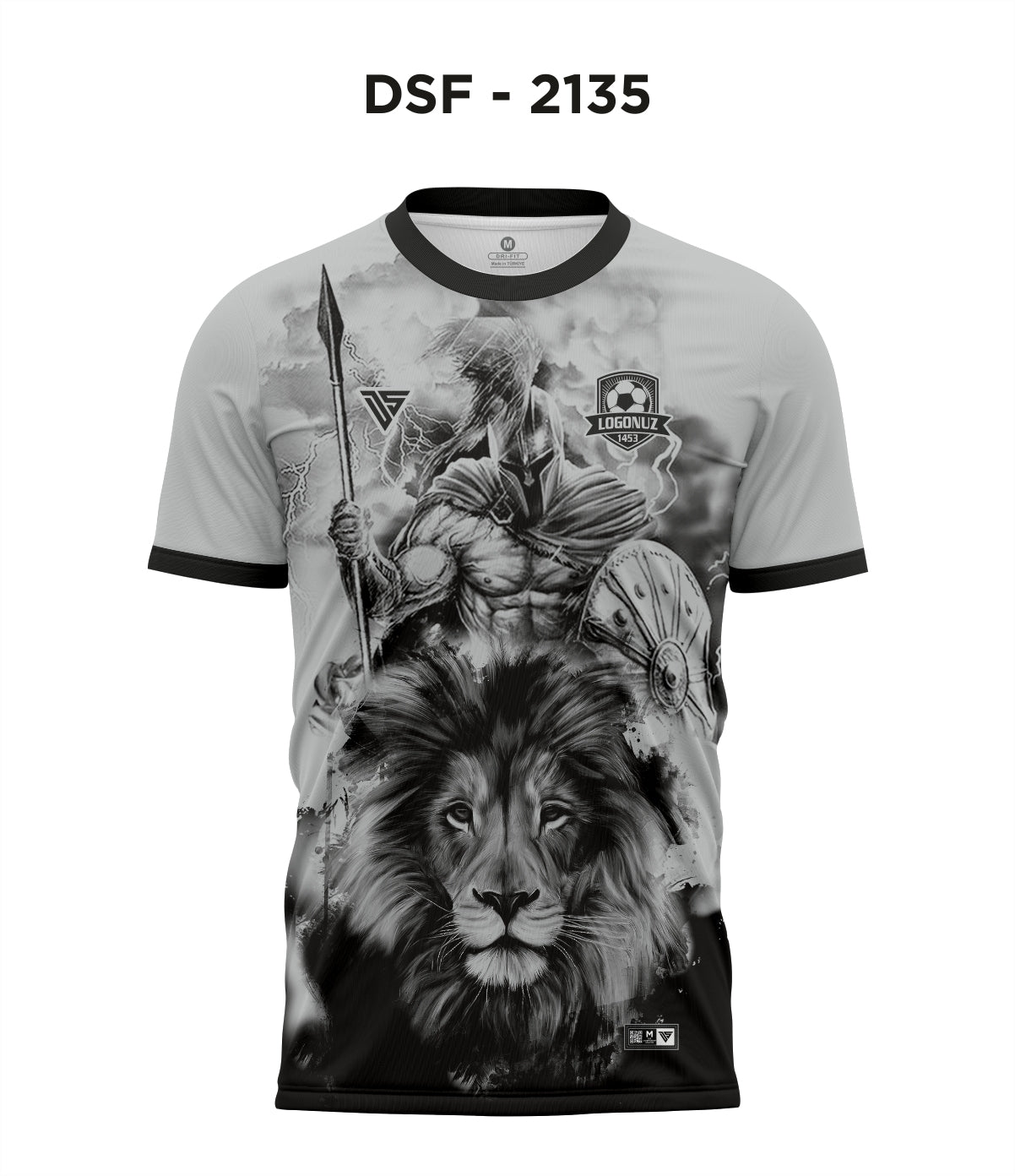 DSF 2135 Gri-Siyah Futbol Forma