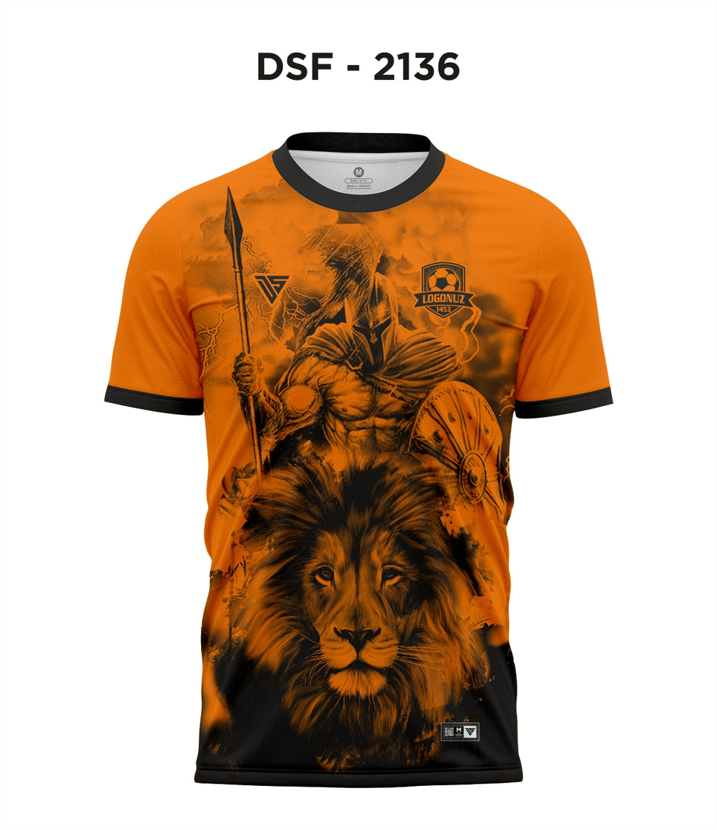 DSF 2136 Turuncu-Siyah Futbol Forma
