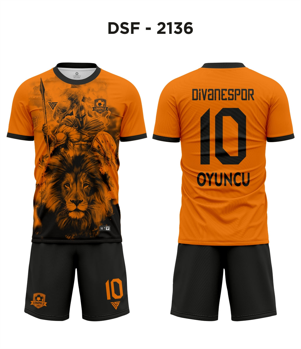 DSF 2136 Turuncu-Siyah Futbol Forma