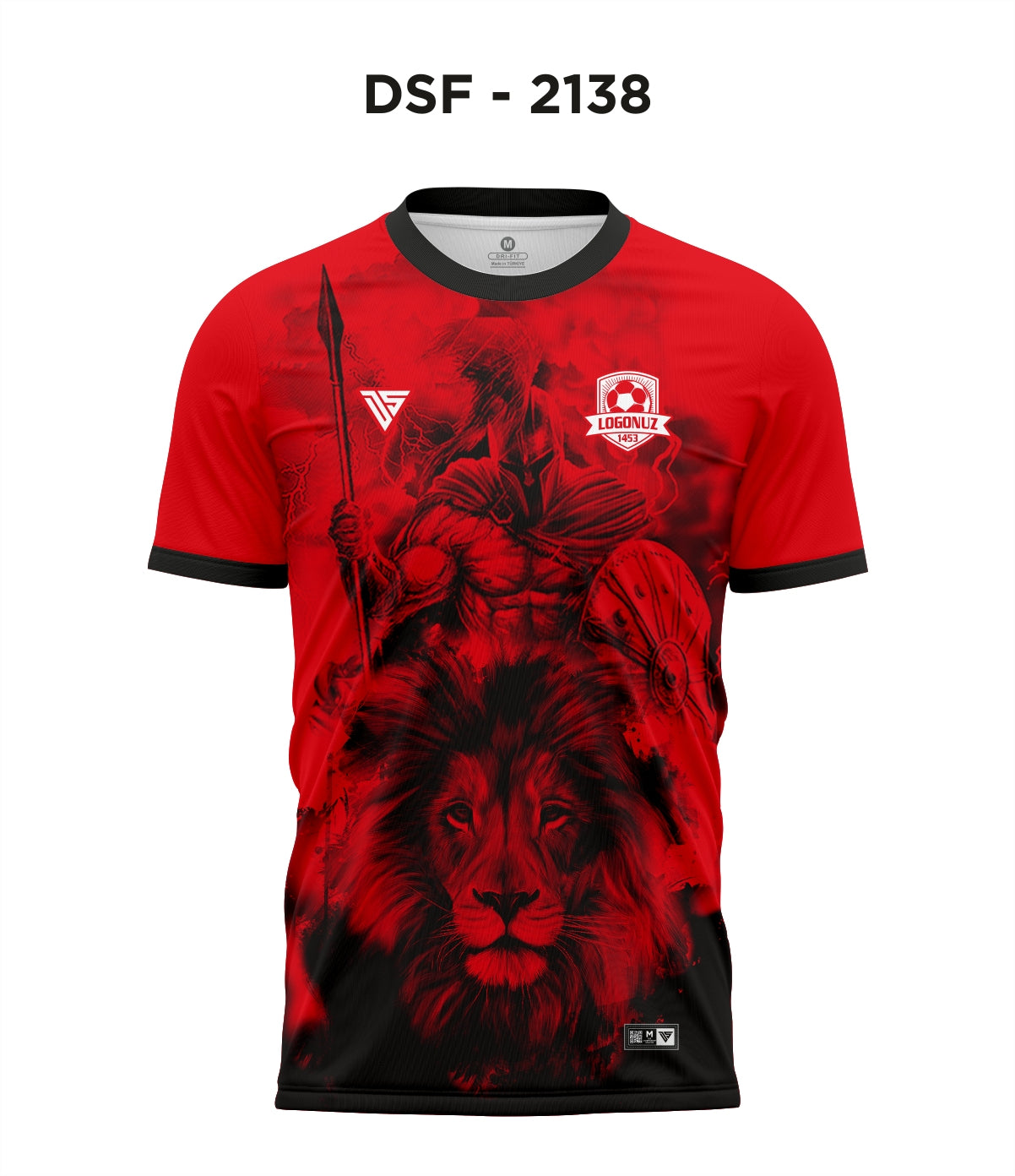DSF 2138 Kırmızı-Siyah Futbol Forma