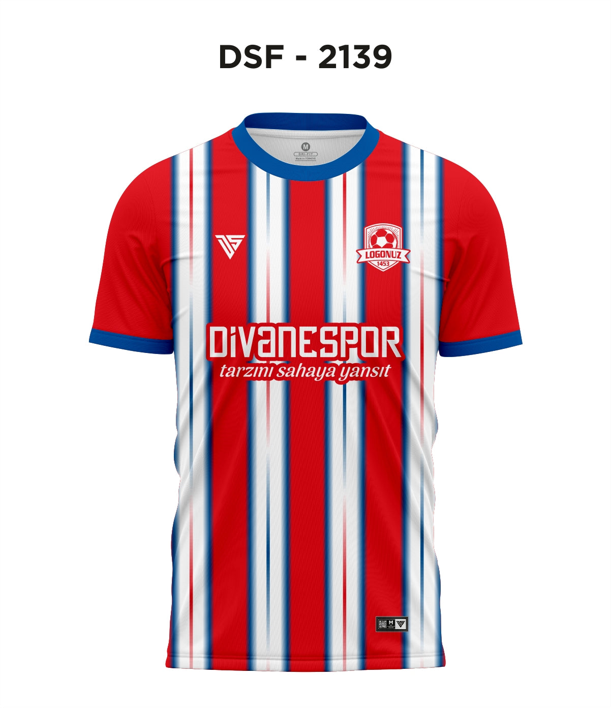 DSF 2139 A.Madrid Kırmızı-Mavi Futbol Forma