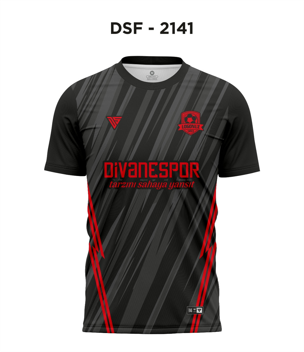 DSF 2141 A.Madrid Siyah-Gri Futbol Forma