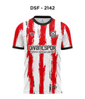 DSF 2142 A.Madrid Kırmızı-Beyaz Futbol Forma