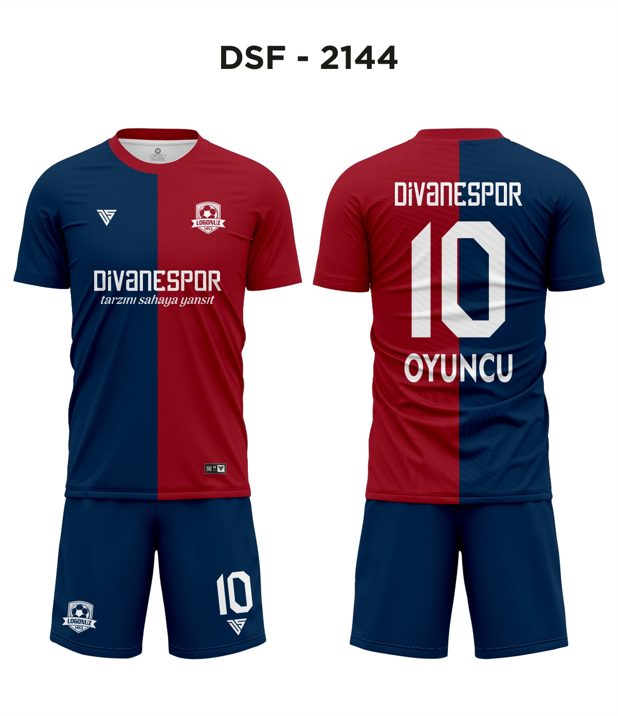 DSF 2144 Barcelona Lacivert-Bordo Futbol Forma