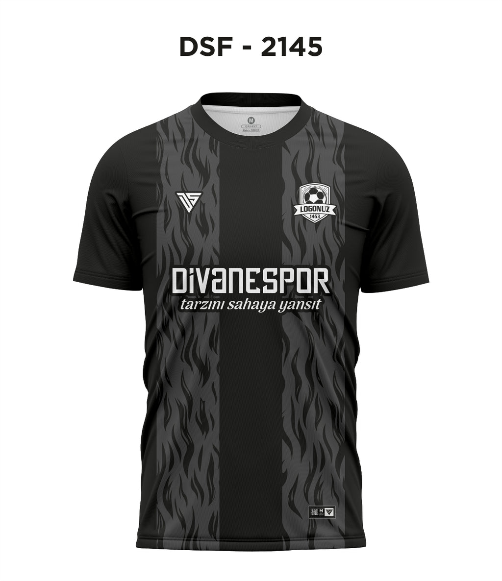 DSF 2145 Barcelona Siyah-Antrasit Futbol Forma