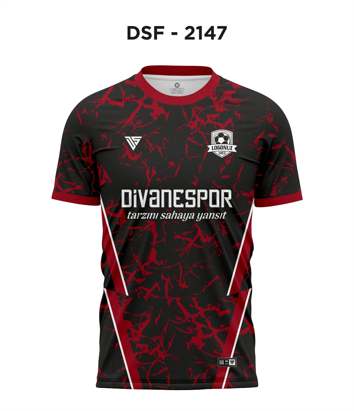DSF 2147 Barcelona Siyah-Bordo Futbol Forma