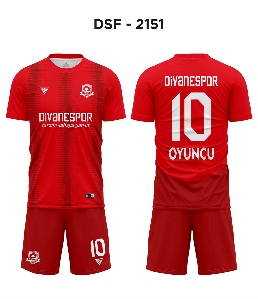 DSF 2151 B.München Kırmızı-Bordo Futbol Forma