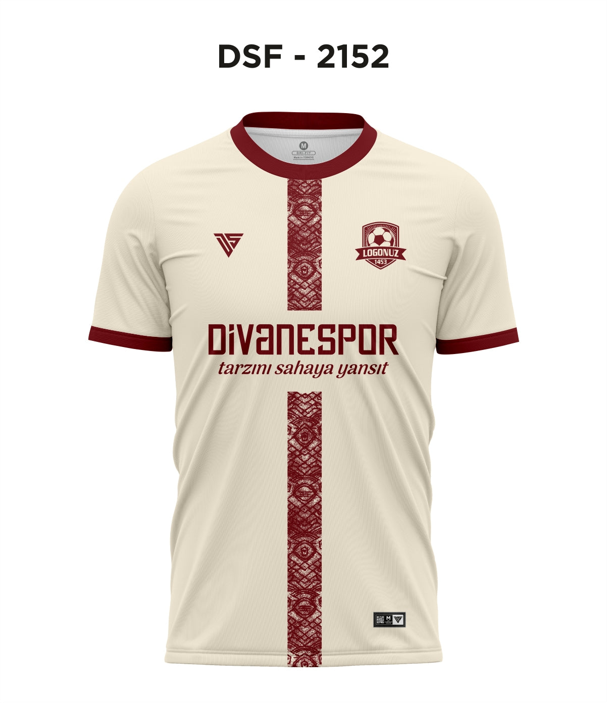 DSF 2152 B.München Krem-Bordo Futbol Forma
