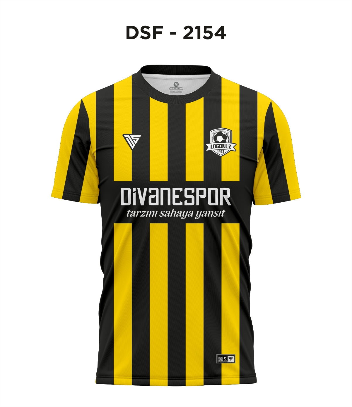 DSF 2154 Siyah-Sarı Futbol Forma