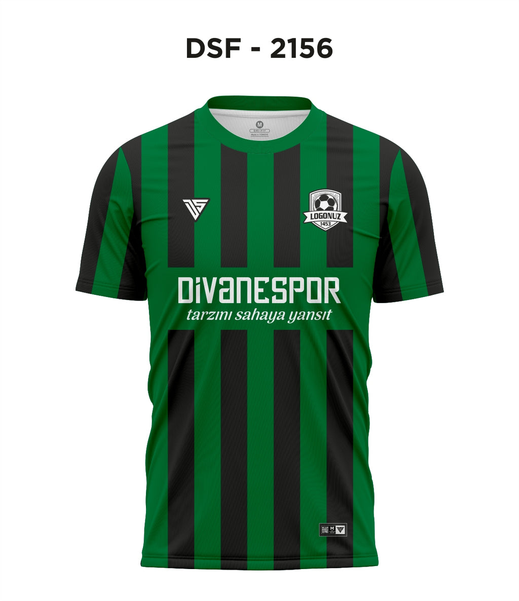 DSF 2156 Siyah-Yeşil Futbol Forma