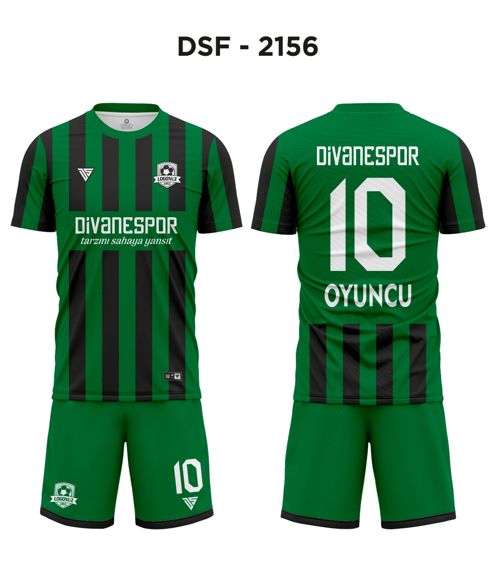 DSF 2156 Siyah-Yeşil Futbol Forma