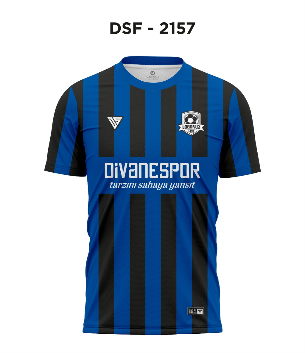 DSF 2157 Siyah-Mavi Futbol Forma