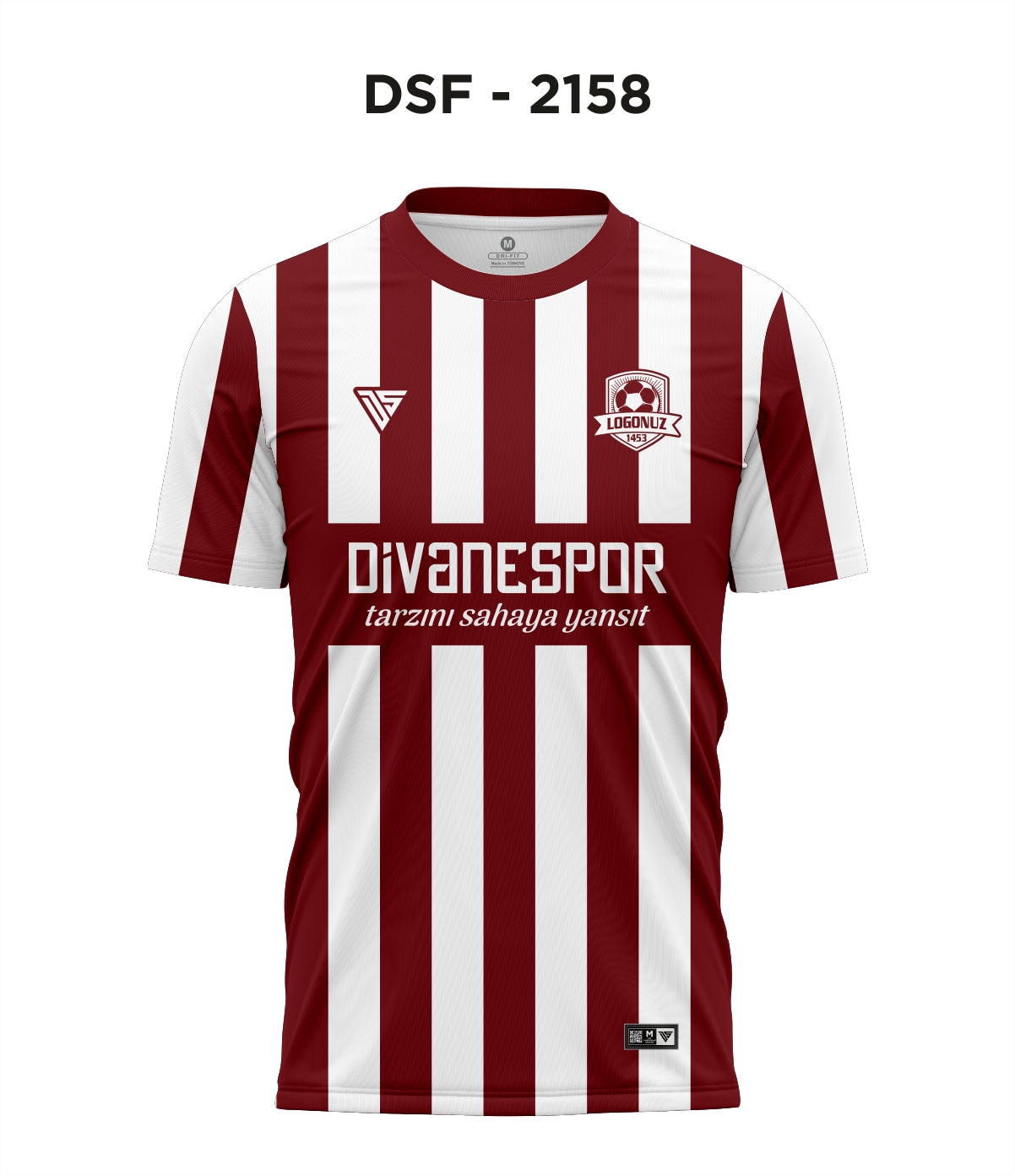 DSF 2158 Bordo-Beyaz Futbol Forma