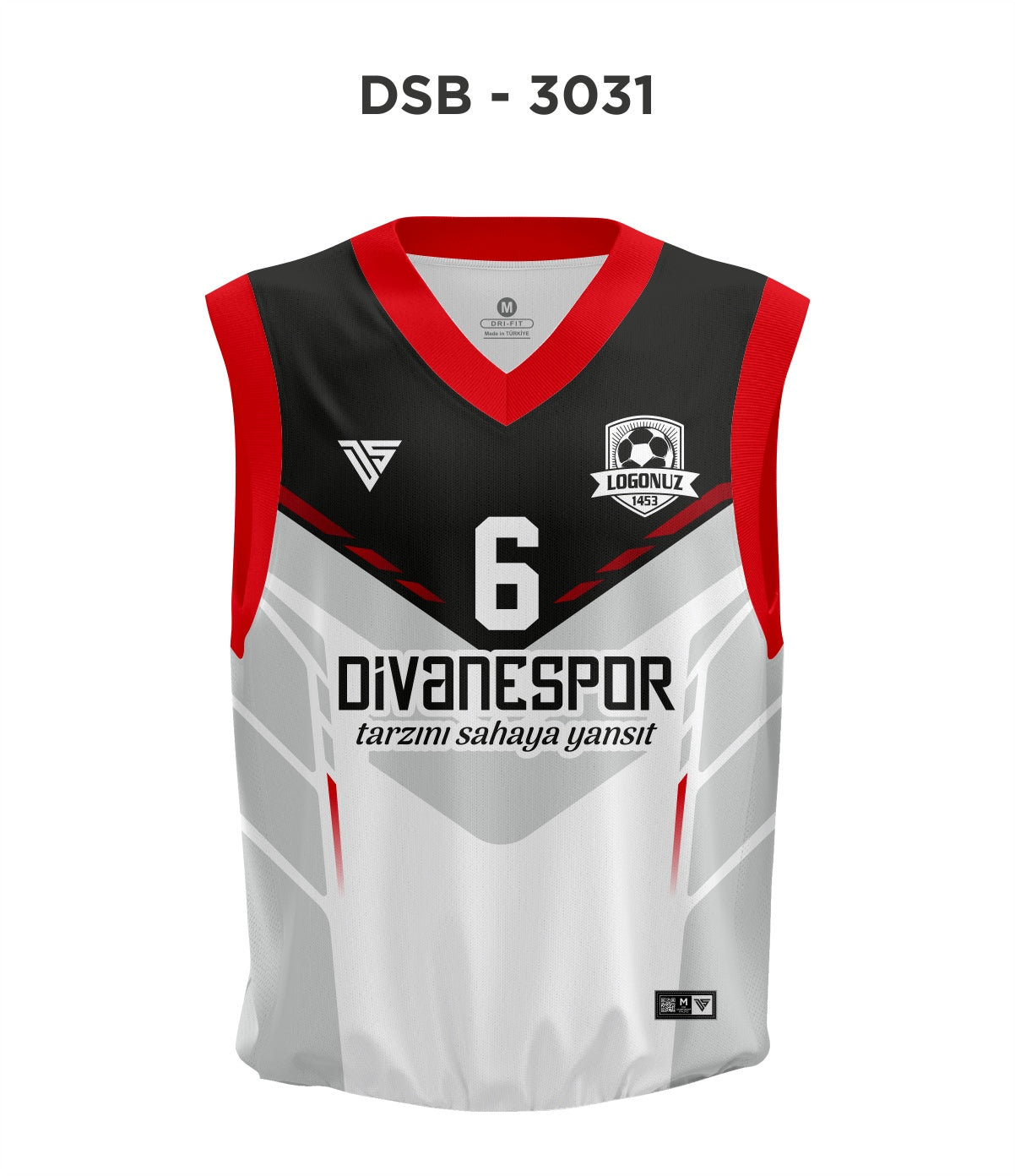 DSF 3031 Siyah-Gri Basketbol Forma