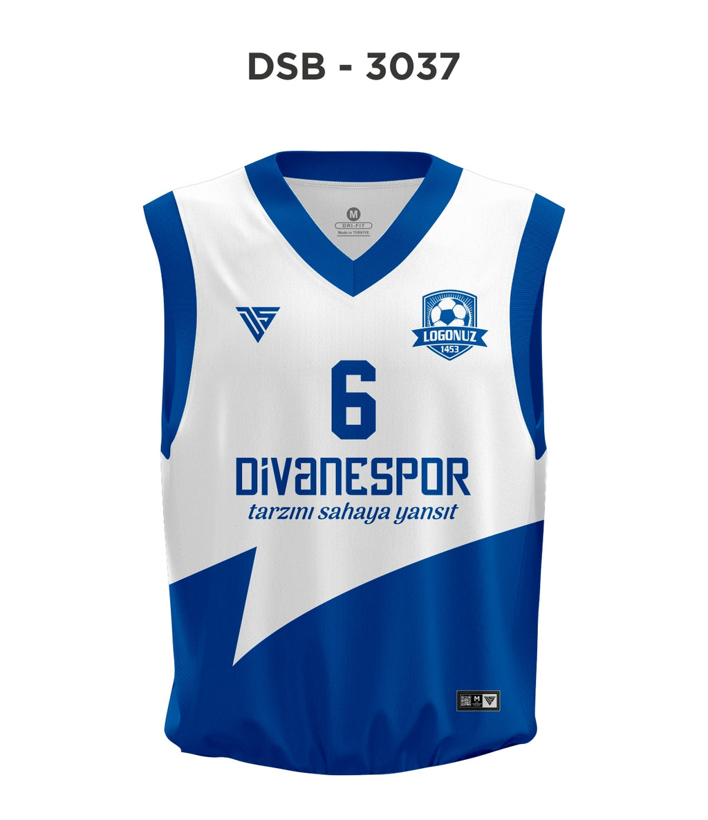 DSF 3037 Mavi-Beyaz Basketbol Forma