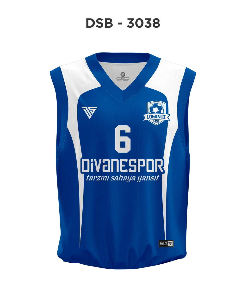 DSF 3038 Mavi-Beyaz Basketbol Forma