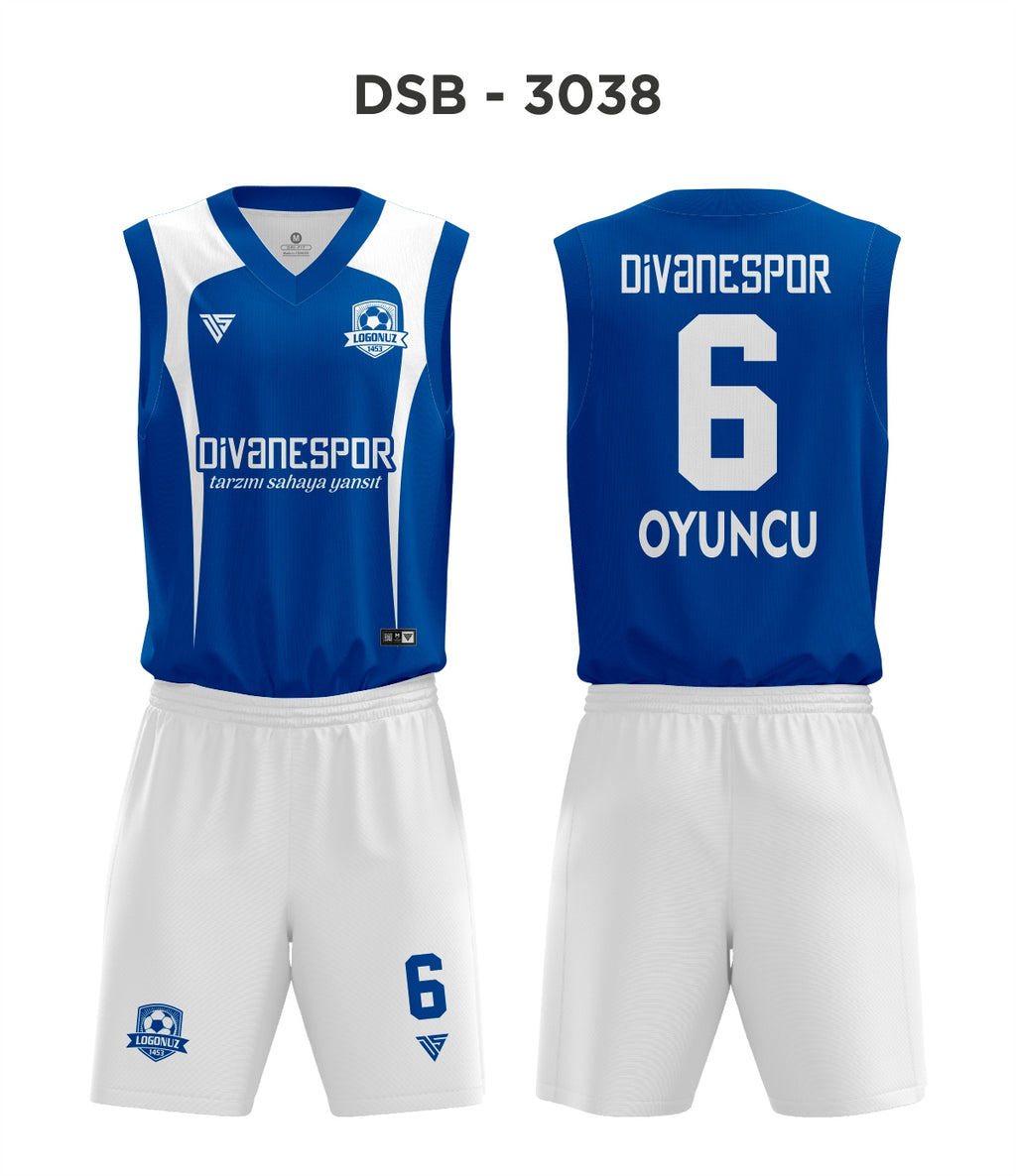 DSF 3038 Mavi-Beyaz Basketbol Forma