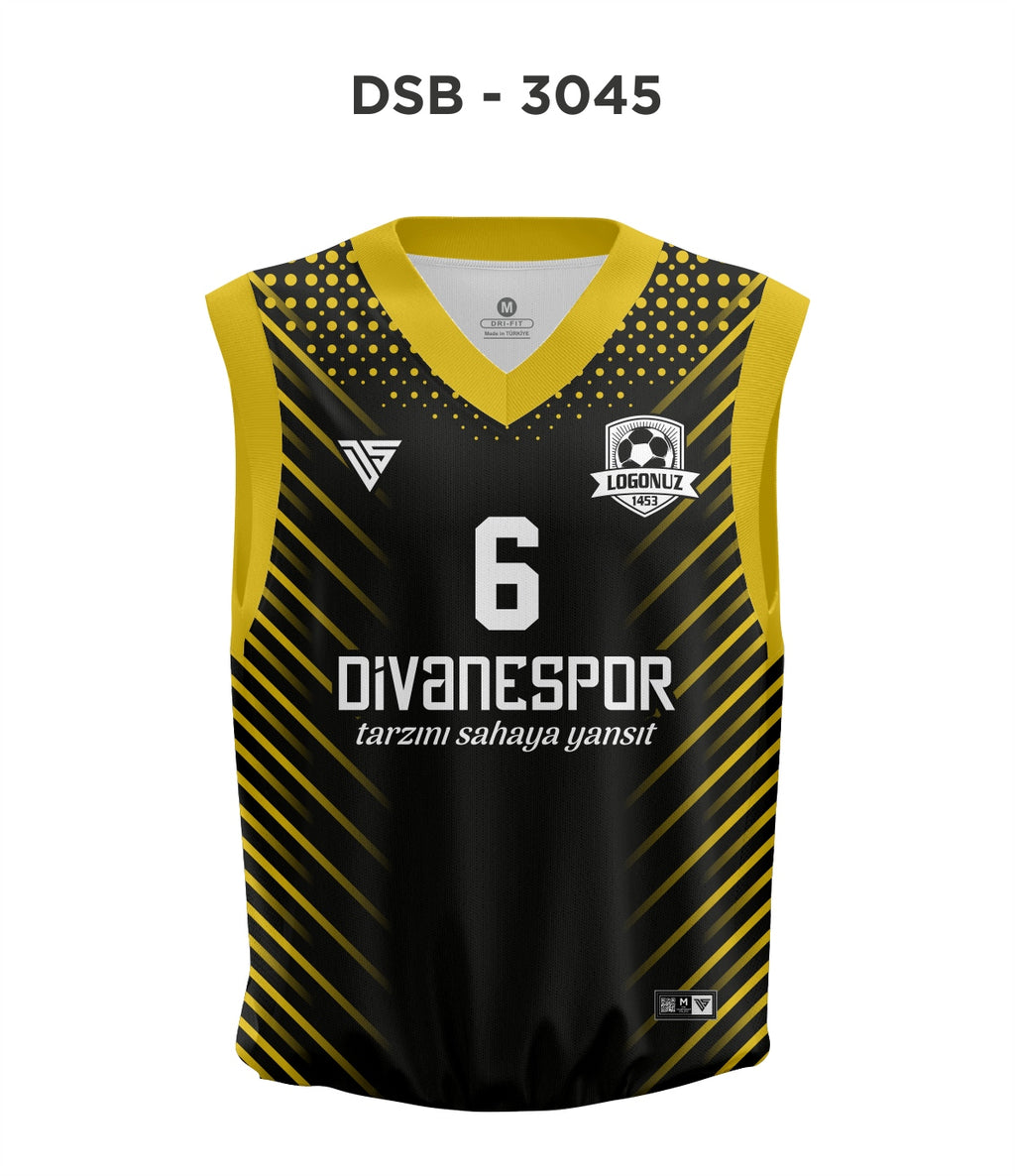 DSF 3045 Siyah-Gold Basketbol Forma