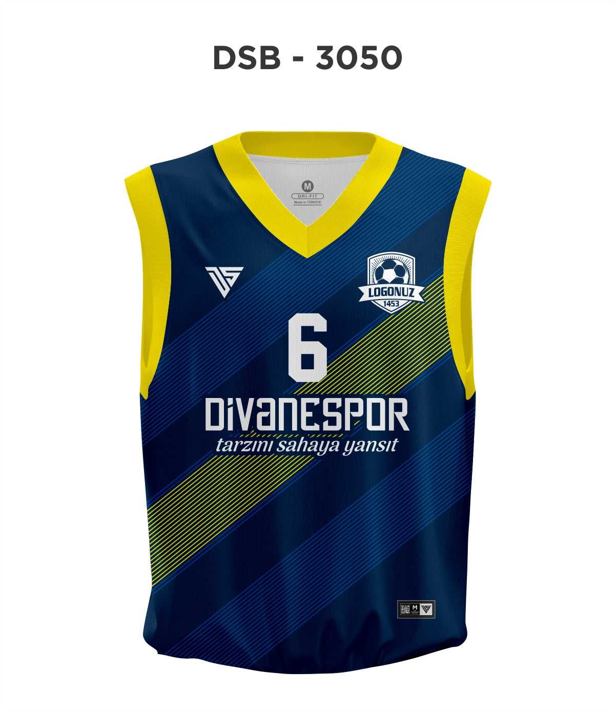 DSF 3050 Lacivert-Sarı Basketbol Forma