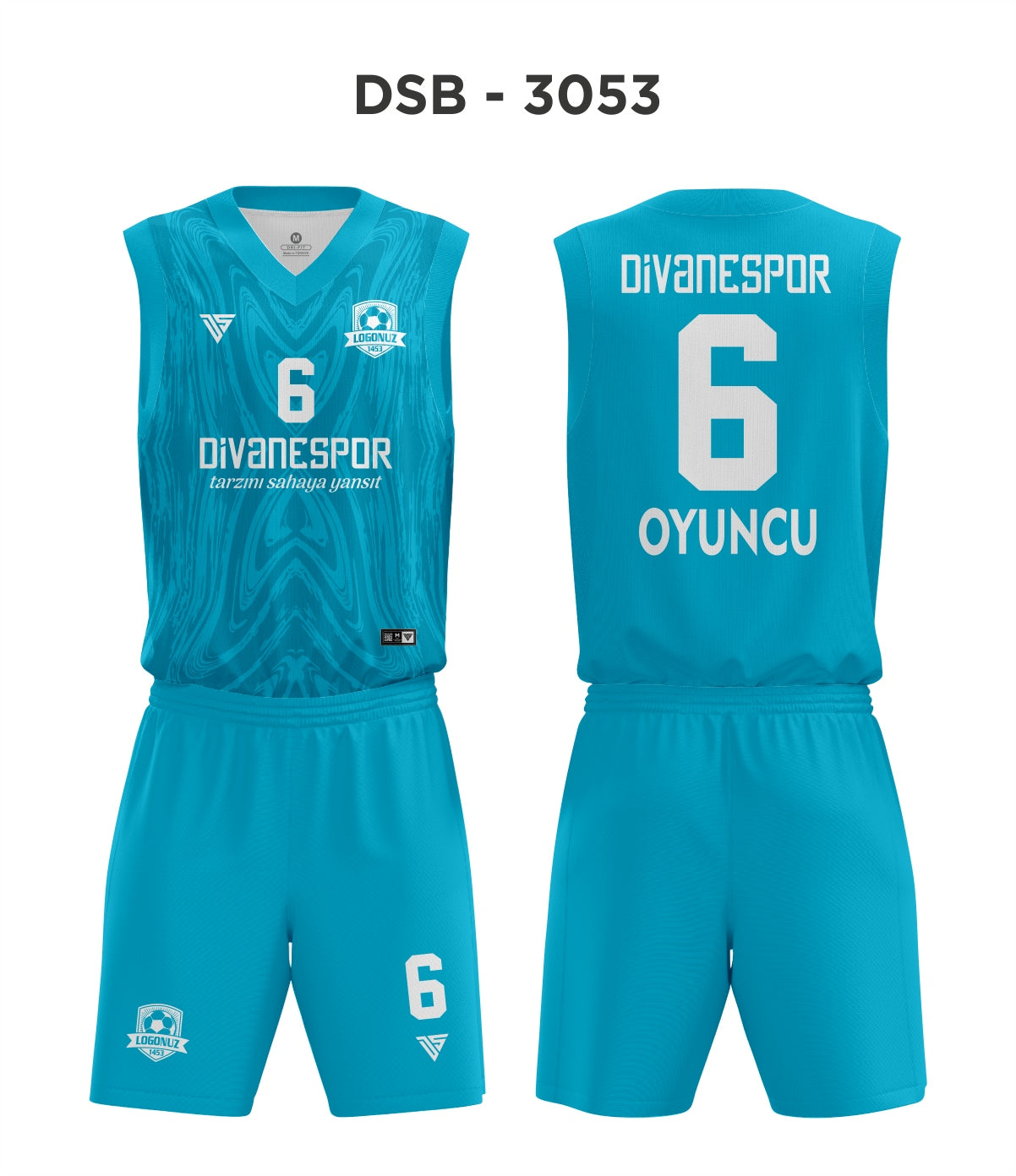 DSF 3053 Turkuaz Basketbol Forma