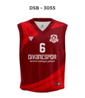 DSF 3055 Bordo-Kırmızı Basketbol Forma