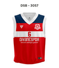 DSF 3057 Kırmızı-Beyaz-Lacivert Basketbol Forma