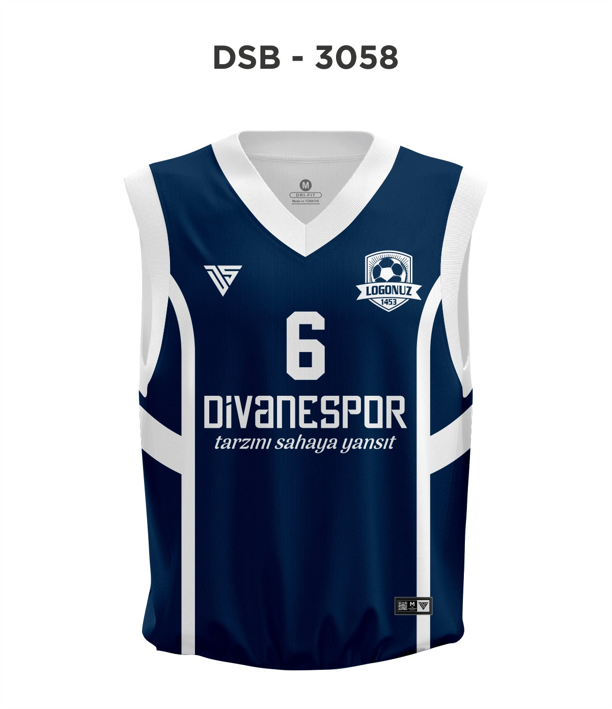 DSF 3058 Lacivert-Kırmızı Basketbol Forma