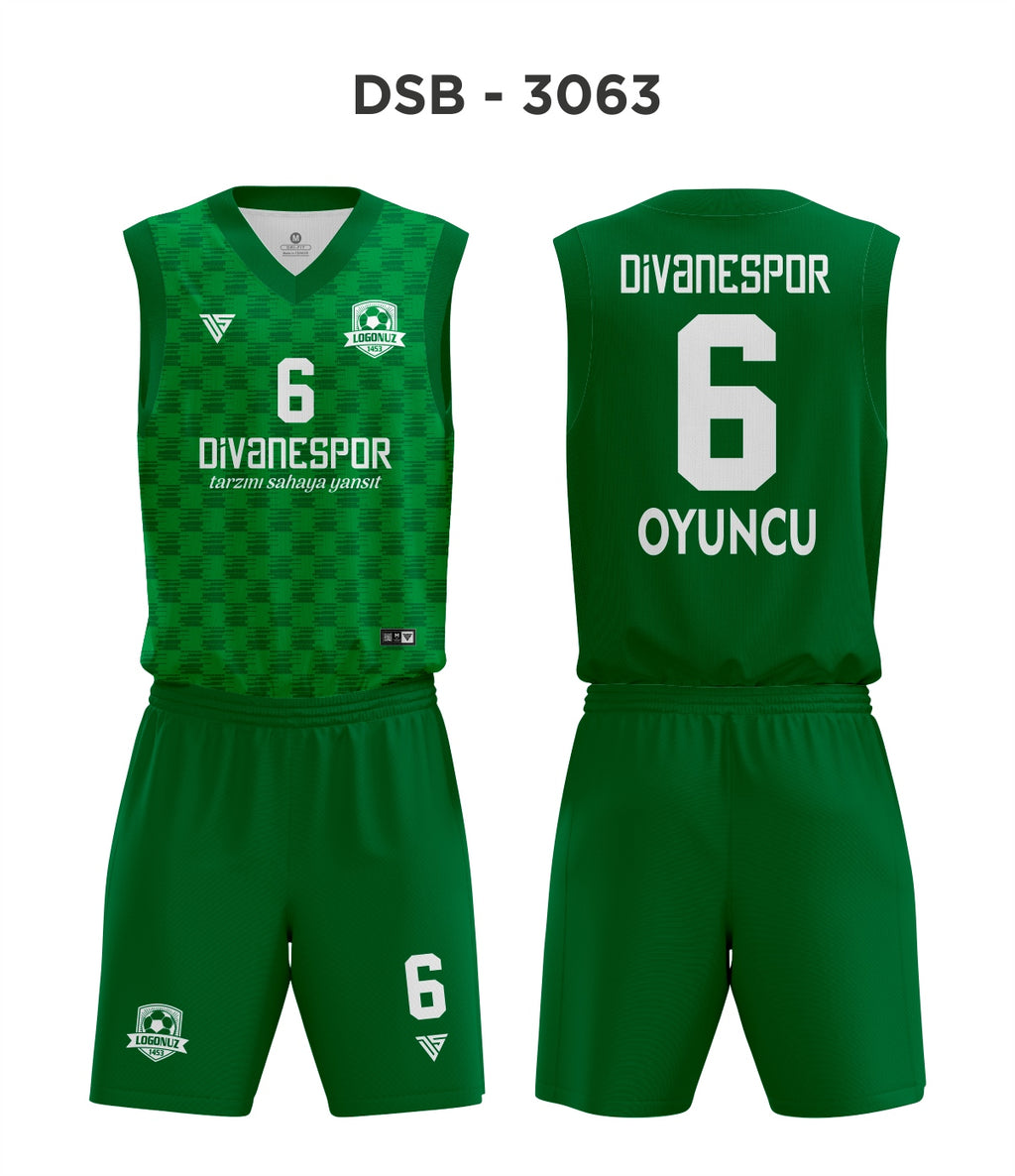 DSF 3063 Yeşil Basketbol Forma