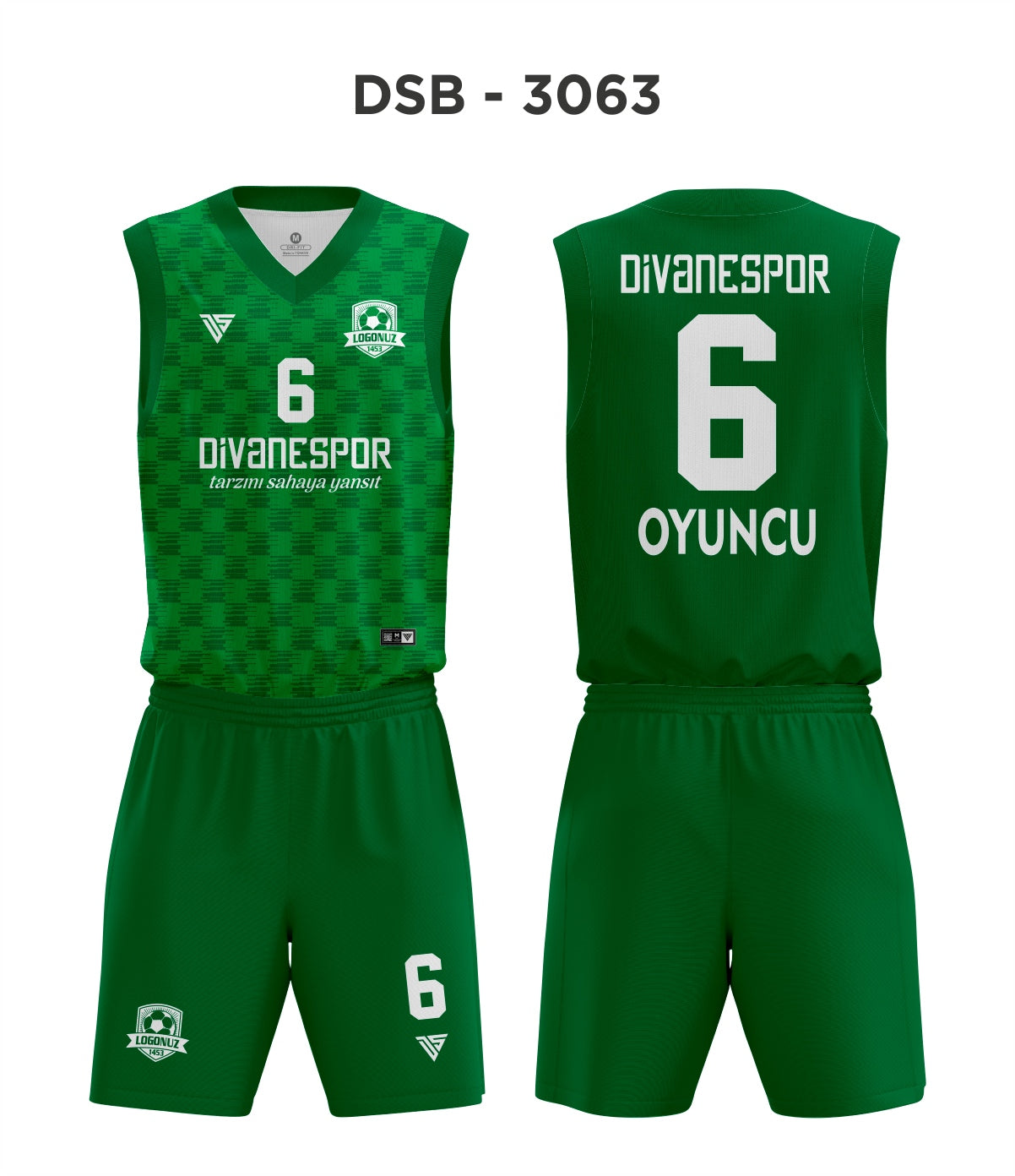 DSF 3063 Yeşil Basketbol Forma
