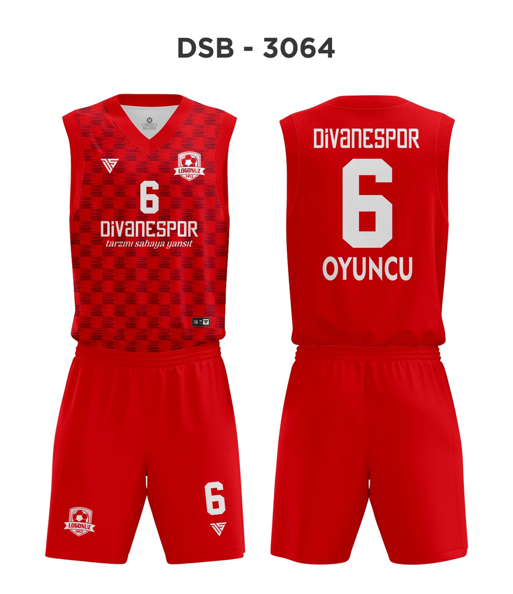 DSF 3064 Kırmızı Basketbol Forma