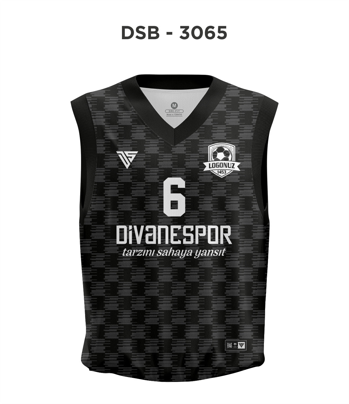 DSF 3065 Siyah-Gri Basketbol Forma